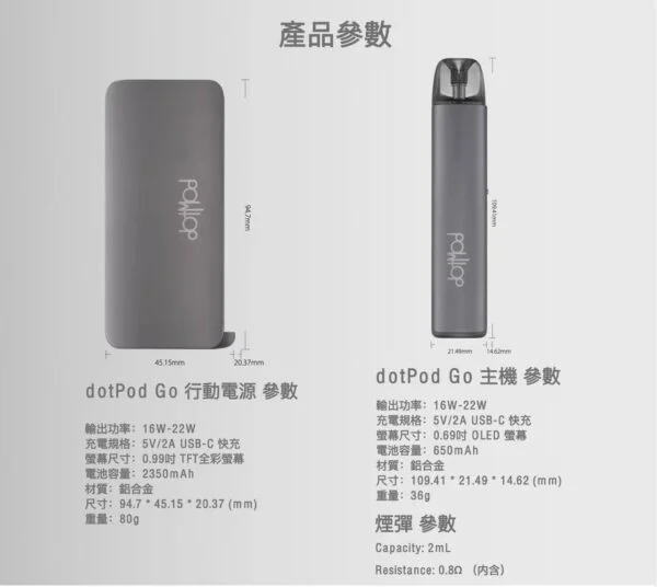 佩特里DOTMOD DOTMOD GO KIT電子煙主機·煙彈空倉:圖片 7