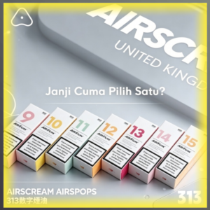AIRSCREAM AIRSPOPS 313數字小煙油 多種風味電子煙油