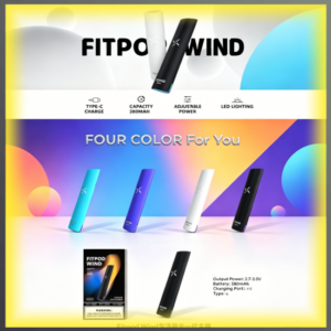 Fitpod Wind氣流發光一代電子煙主機 可調壓 多色可選