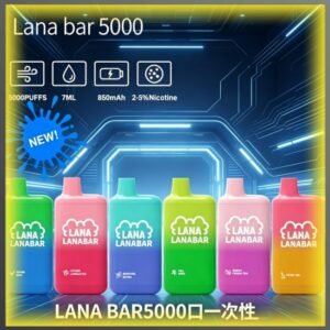 LANA BAR 5000口一次性可充電電子煙 多種水果冰感風味