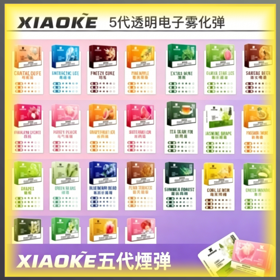 XIAOKE五代電子煙煙彈,台灣熱賣款